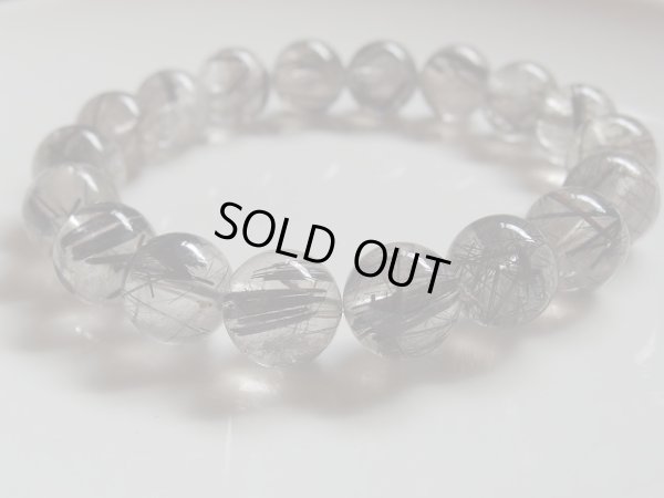 画像2: 迫力の　（リアル）　ブラックルチルクォーツ　11ミリ強　特価