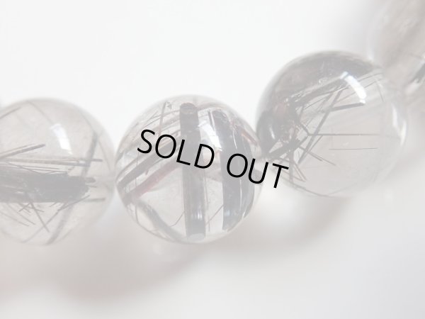 画像15: 迫力の　（リアル）　ブラックルチルクォーツ　11ミリ強　特価