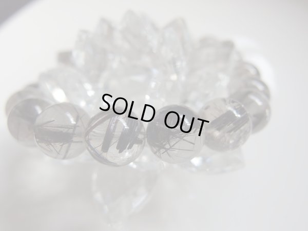 画像18: 迫力の　（リアル）　ブラックルチルクォーツ　11ミリ強　特価