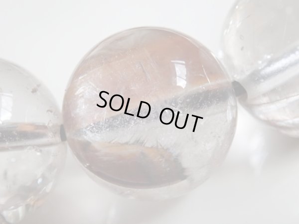 画像14: Ｐｒｅｍｉｕｍ　ブルッカイト（板チタン）＆プラチナルチル　入り12〜13ミリ水晶　特価