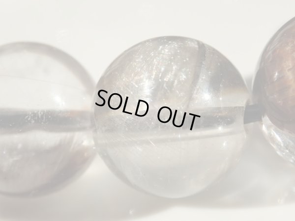 画像13: Ｐｒｅｍｉｕｍ　ブルッカイト（板チタン）＆プラチナルチル　入り12〜13ミリ水晶　特価