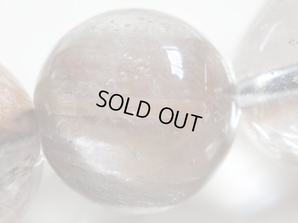 画像18: Ｐｒｅｍｉｕｍ　ブルッカイト（板チタン）＆プラチナルチル　入り12〜13ミリ水晶　特価