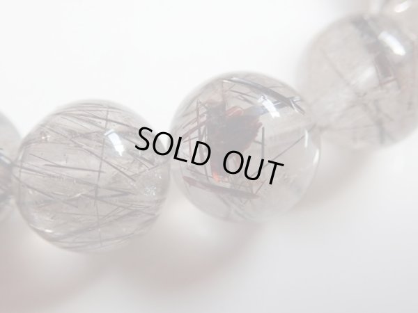 画像14: 迫力の　（リアル）　ブラックルチルクォーツ　11ミリ強　特価