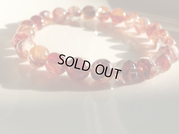 画像19: 美しいリモナイトインクォーツ（ブラッドオーラクォーツ）　レッド　8ミリ強　特価