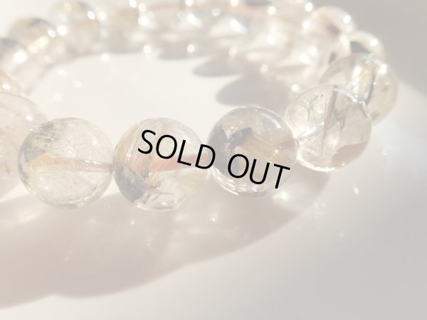 画像11: 凄い美ヘマタイトタイチン太陽ルチルクォーツ　12.2〜12.9ミリ　特価