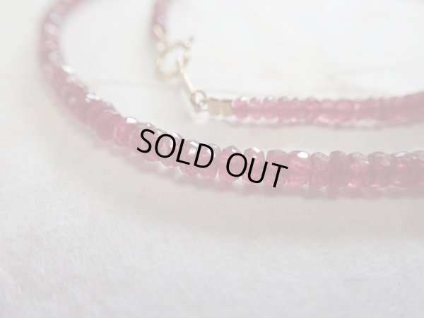 画像10: Ｐｒｅｍｉｕｍ　ルビーネックレス　　18金製　引き輪＆プレート　特価