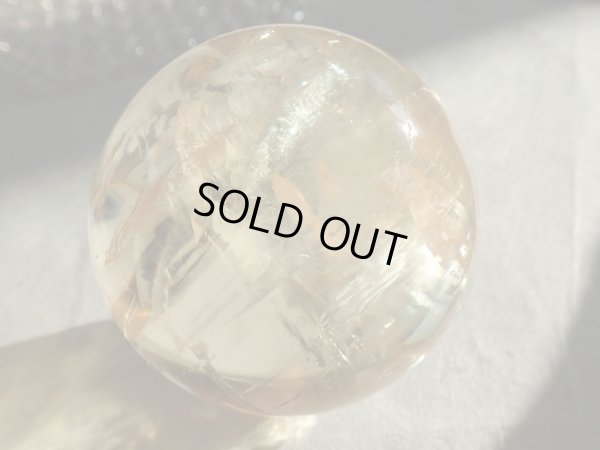 画像2: 　美石礼賛　最高品質Ｐｒｅｍｉｕｍゴールデンレインボーイエローカルサイト　52ミリ　特価