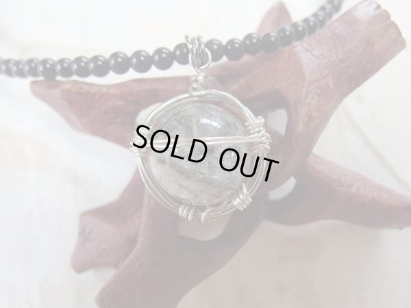 画像3: ブラックトルマリンとトルマリンクォーツの特製ネックレス　ＢＬＡＣＫ　ＰＬＡＮＥＴ　特価