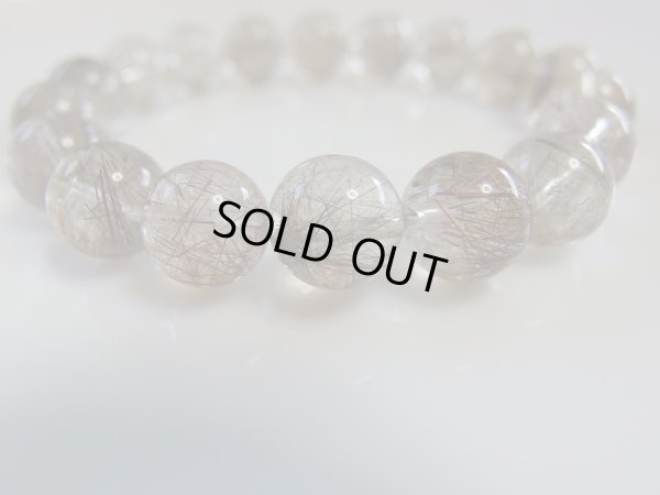 画像6: 特選　ブラックブラウンルチルクォーツ　イン　スモーキークォーツ　11ミリ強　特価