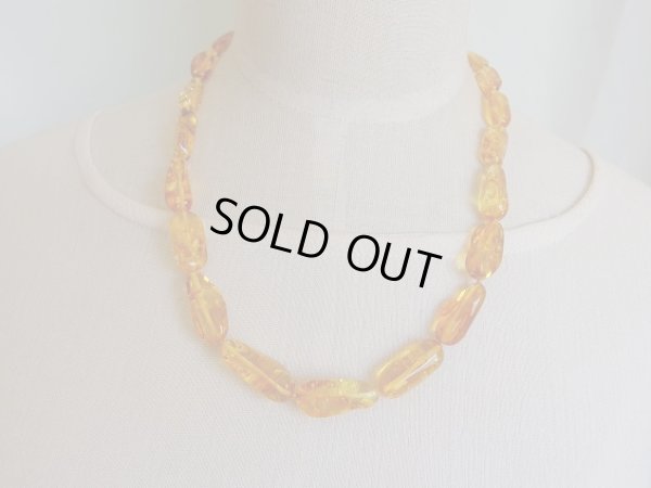 画像18: 特撰　高品質　天然カラメルカラー　コニャックカラー　　ネックレス　特価