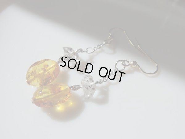 画像15: アンバー　宇宙　ピアス（イヤリング）　セット　特価