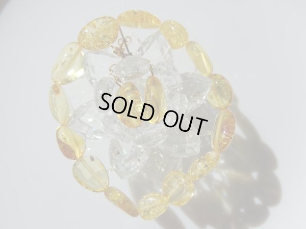 画像4: 特撰クリアイエローアンバー　ピアス（イヤリング）セット　特価