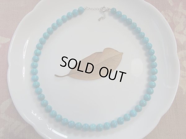 画像8: 天然トルコ石　８ミリ　ネックレス　特価