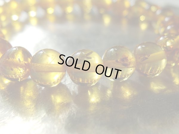 画像16: 天然アンバー　　約８．５ミリ　最大９ミリ　特価