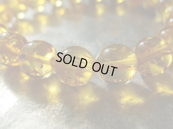 画像2: 天然アンバー　9~約９．５ミリ　特価