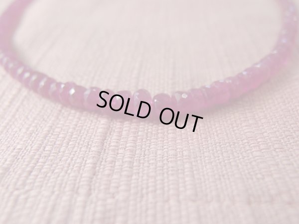 画像14: Premium　レッドパープルカラー　重厚感と美しさ溢れる煌めきのルビーネックレス　特価　