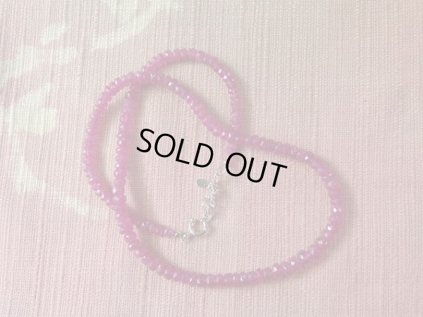 画像15: Premium　レッドパープルカラー　重厚感と美しさ溢れる煌めきのルビーネックレス　特価　