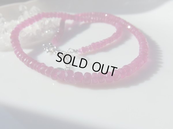 画像9: Premium　レッドパープルカラー　重厚感と美しさ溢れる煌めきのルビーネックレス　特価　