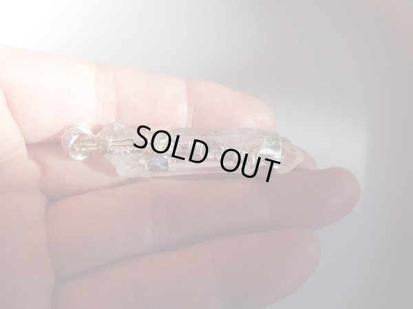 画像5: 両剣曲がりレムリアンクォーツ　堅牢オリジナルワイヤデザイン　特価