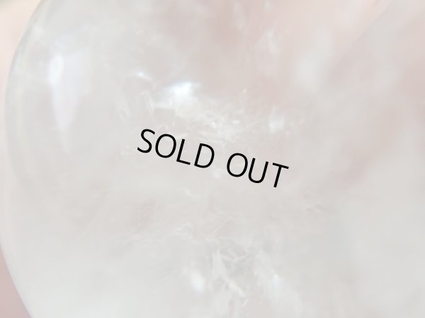 画像14: 超レア品　両剣クォーツインクォーツwithレインボー水晶丸玉　46ｍｍ　ヒマラヤの夕日　特価