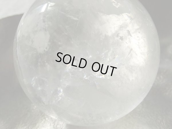 画像2: 超レア品　両剣クォーツインクォーツwithレインボー水晶丸玉　46ｍｍ　ヒマラヤの夕日　特価