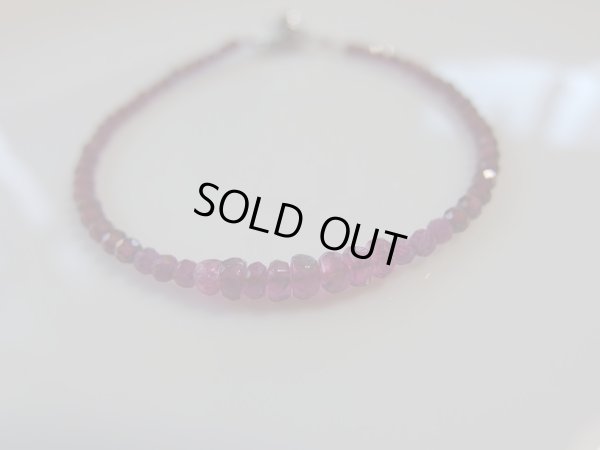 画像3: ルビー　トルマリン　ガーネットの特製　紅のブレス　