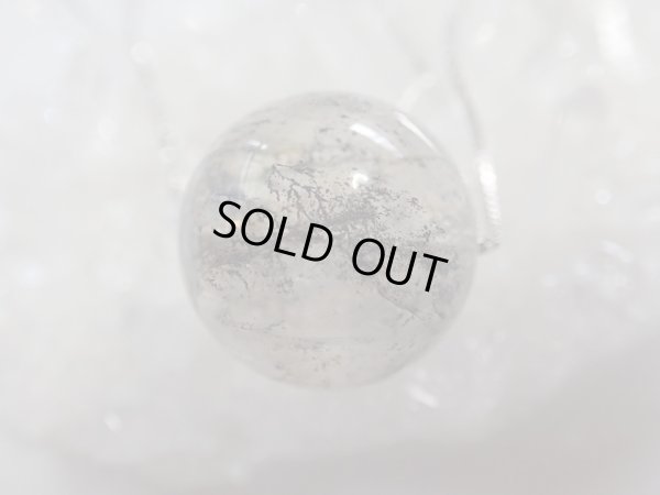 画像15: デンドライトインクォーツとポスト＆アジャスター付きSVチェーンのネックレス　