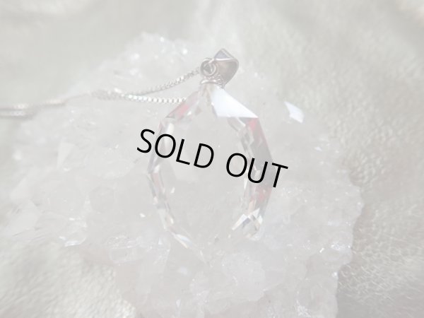 画像3: あ〜美しきPremium　カット水晶の雫　ポスト＆アジャスター搭載型SV[チェーン　ネックレス　