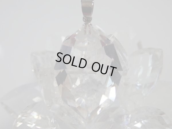 画像11: あ〜美しきPremium　カット水晶の雫　ポスト＆アジャスター搭載型SV[チェーン　ネックレス　