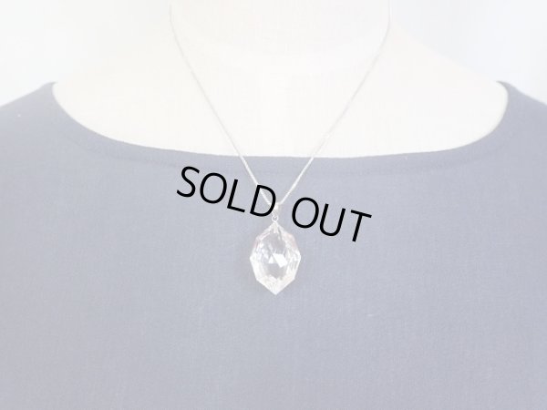 画像7: あ〜美しきPremium　カット水晶の雫　ポスト＆アジャスター搭載型SV[チェーン　ネックレス　