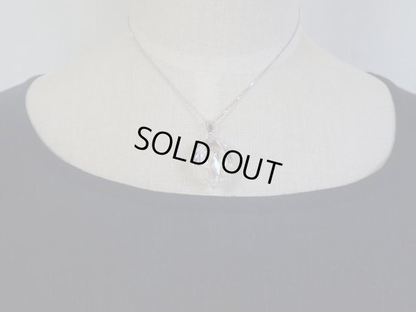 画像8: あ〜美しきPremium　カット水晶の雫　ポスト＆アジャスター搭載型SV[チェーン　ネックレス　