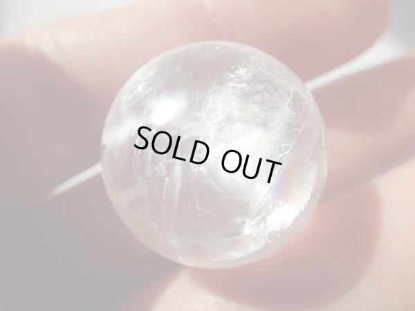 画像19: ヒマラヤ産水晶虹色レインボーの本革ネックレスとレインボー水晶のセット