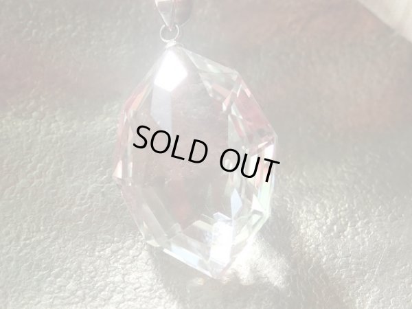 画像15: あ〜美しきPremium　カット水晶の雫　ポスト＆アジャスター搭載型SV[チェーン　ネックレス　