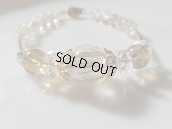 画像11: ルチルクォーツ＆シトリン＆ヘリオドールブレスレット　２月１６日までの特価となります