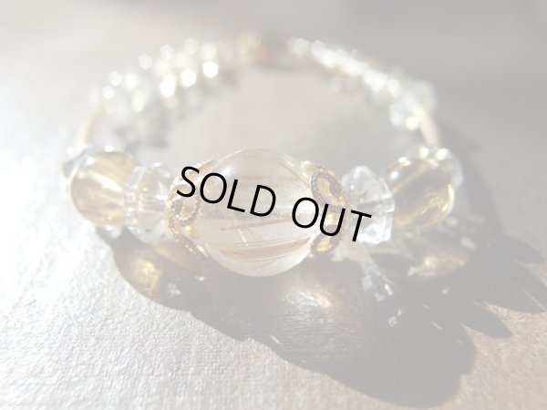 画像14: ルチルクォーツ＆シトリン＆ヘリオドールブレスレット　２月１６日までの特価となります