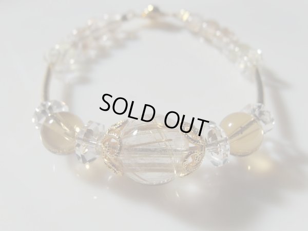 画像9: ルチルクォーツ＆シトリン＆ヘリオドールブレスレット　２月１６日までの特価となります