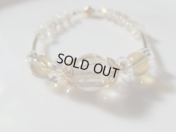 画像5: ルチルクォーツ＆シトリン＆ヘリオドールブレスレット　２月１６日までの特価となります