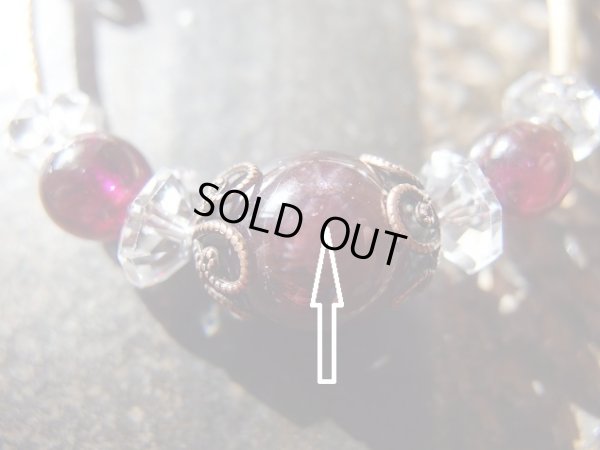 画像3: スターガーネット＆ロードライトガーネット＆サンストーン＆ルチルクォーツブレスレット　２月17日までの特価となります