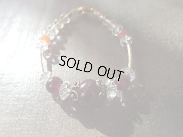 画像9: スターガーネット＆ロードライトガーネット＆サンストーン＆ルチルクォーツブレスレット　２月17日までの特価となります