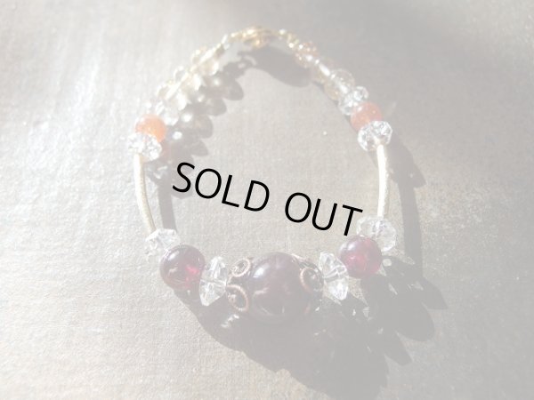 画像8: スターガーネット＆ロードライトガーネット＆サンストーン＆ルチルクォーツブレスレット　２月17日までの特価となります
