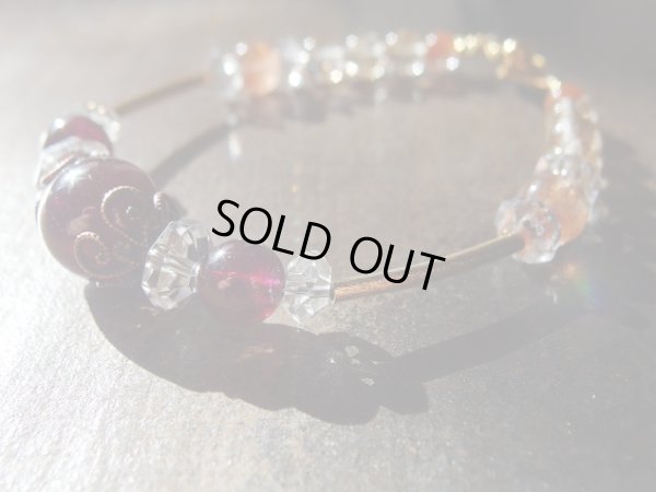 画像12: スターガーネット＆ロードナイトガーネット＆サンストーン＆オレンジルチルクォーツ＆オレンジ水晶特製ブレスレット　