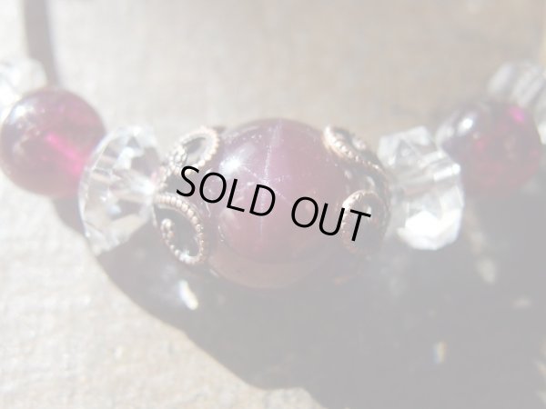 画像4: スターガーネット＆ロードナイトガーネット＆サンストーン＆オレンジルチルクォーツ＆オレンジ水晶特製ブレスレット　