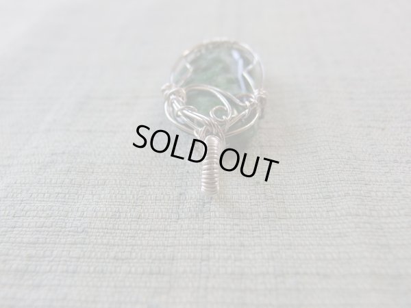 画像14: ロシア産　硬玉翡翠　metal and stone オリジナルペンダントトップ　