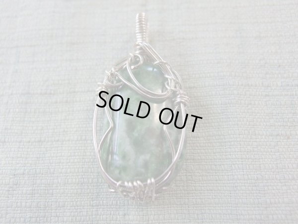 画像16: ロシア産　硬玉翡翠　metal and stone オリジナルペンダントトップ　