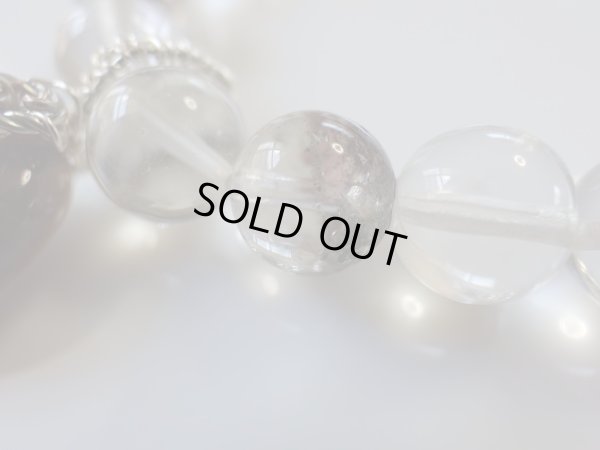 画像18: 「菩薩」　美しい翡翠と　タイガーアイ勾玉　ヘマタイトルチルクォーツ　ガーデン水晶　ガネーシュヒマール産ヒマラヤ水晶の編