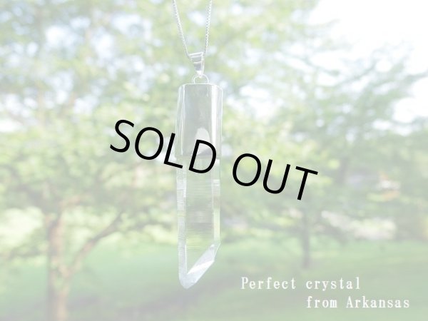 画像1: Ｐｒｅｍｉｕｍ　perfect crystal  from Ark  完璧美の特製純銀ペンダントトップ