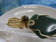 画像3: Premium Russian jadeite with moldavite オリジナルアーティスティックワイヤ　本革付ペンダント