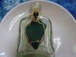 画像7: Premium Russian jadeite with moldavite オリジナルアーティスティックワイヤ　本革付ペンダント