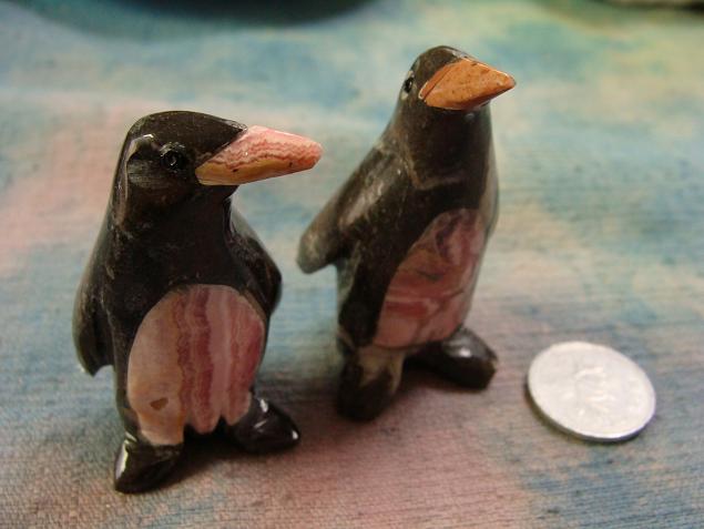 画像: 石馬鹿小祭　ペンギンペアセット