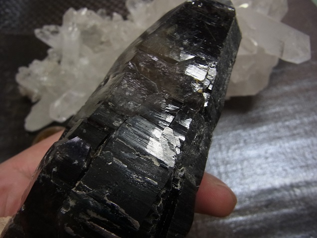 画像: 内モンゴル産　　モリオン原石単結晶　4